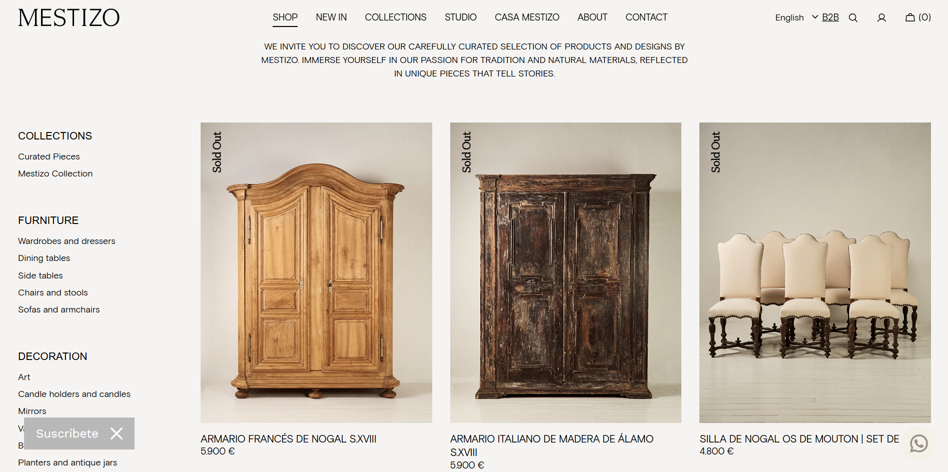 Mestizo - Furniture store